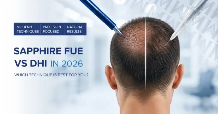 FUE Sapphire Vs. DHI - Quelle Méthode De Greffe De Cheveux Est Supérieure ?
