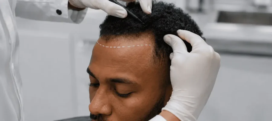 Trasplante capilar afro